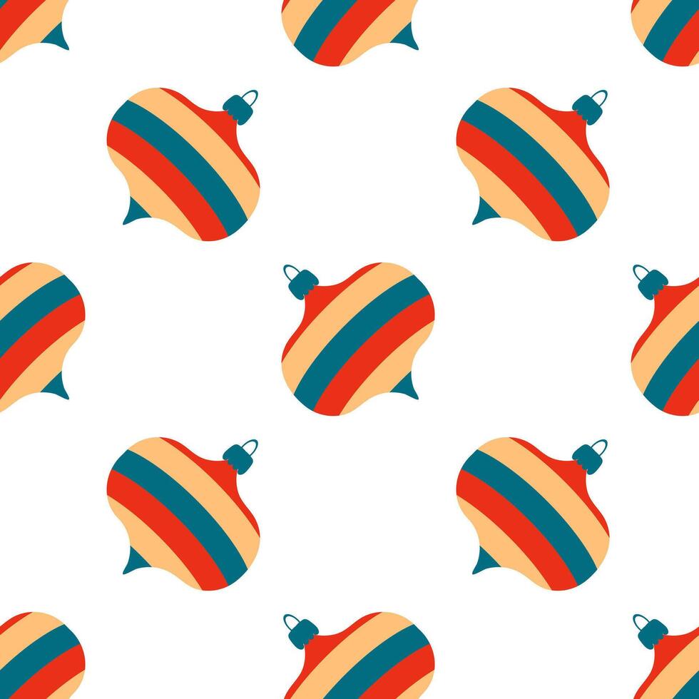Chinese New Year lantern modern seamless pattern. Perfect print for fabric, textile, greeting card, wrapping paper. Retro style illustration. vector