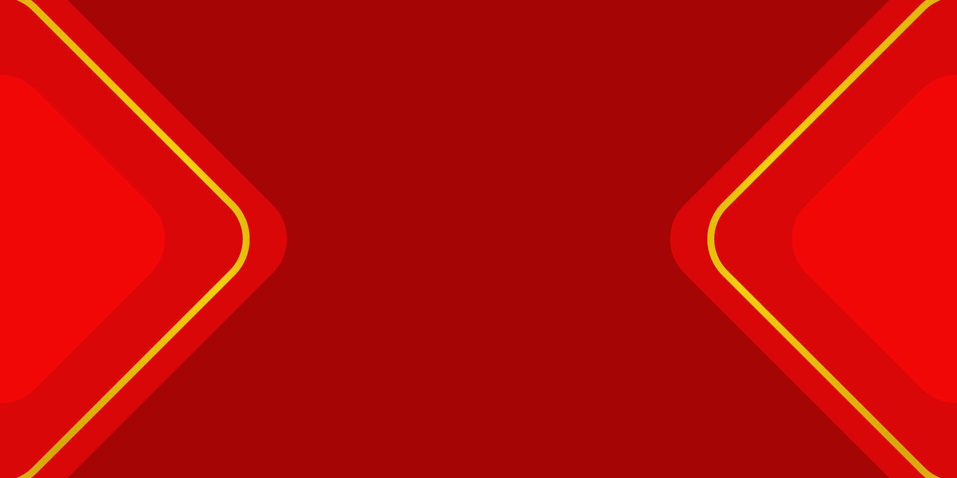 red background with copy space area. template design for banner, greeting card, poster, cover, web, social media. vector