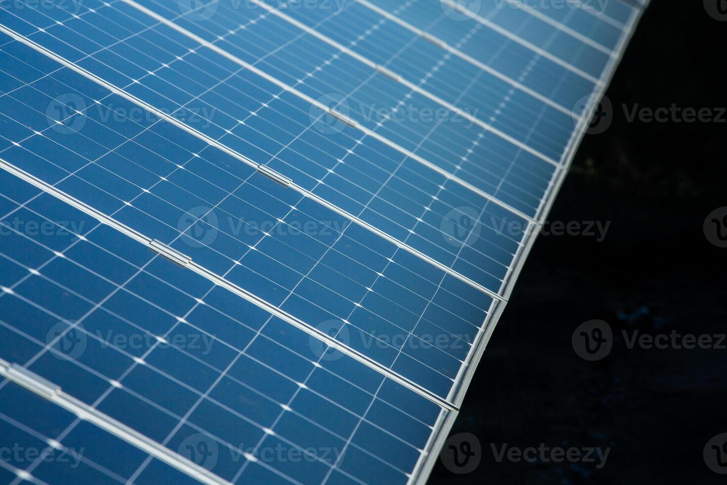 Solar panels, photovoltaic, alternative electricity source, concept of sustainable resources. Solar power station. photo