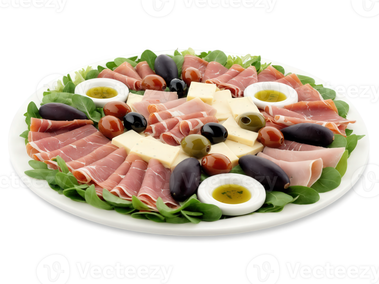 Antipasto Salad A mix of cured meats, cheeses, olives, and marinated vegetables, often served with a tangy Italian dressing. This png