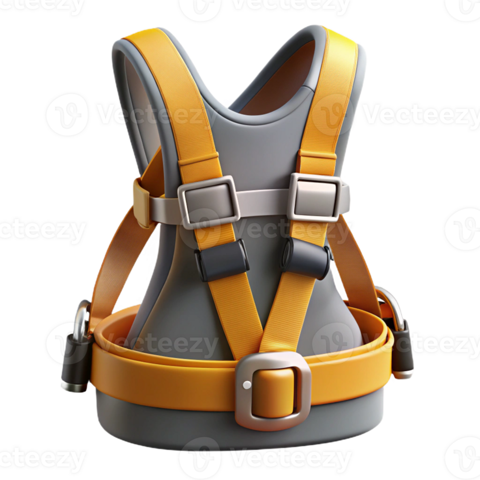 3D Render Safety Harness Illustration png