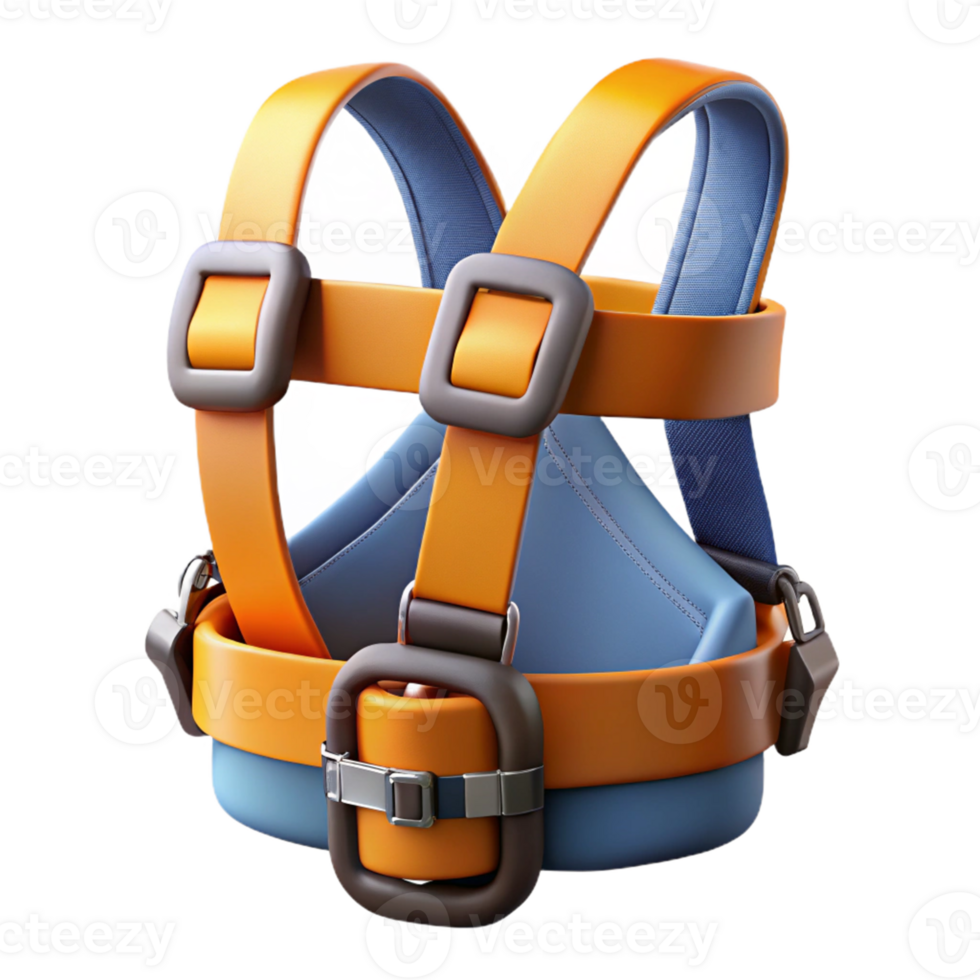3D Render Child Safety Harness Illustration png