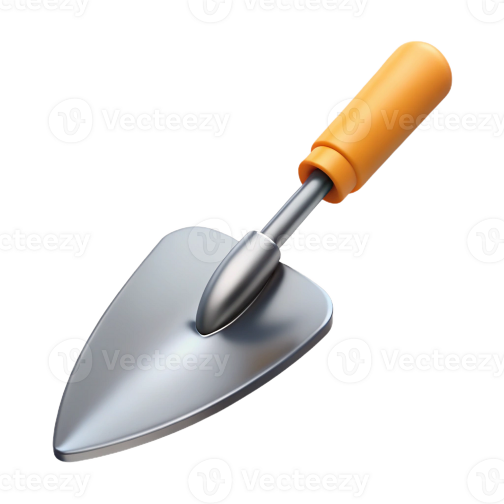 3D Render Garden Trowel Tool png