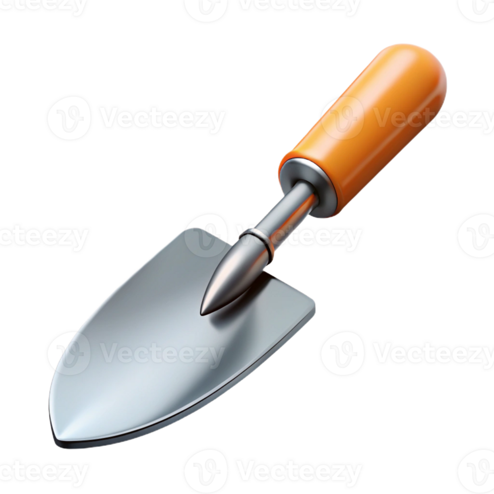 3D Render Garden Trowel Tool png