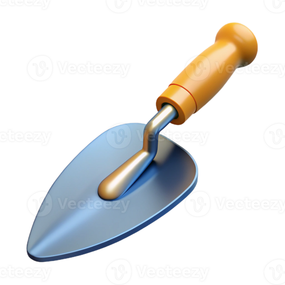 3D Render of a Trowel png