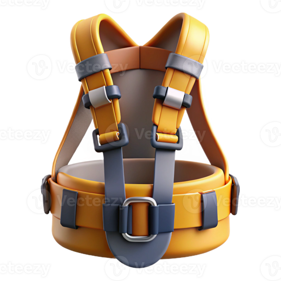 3D Render of Safety Harness png