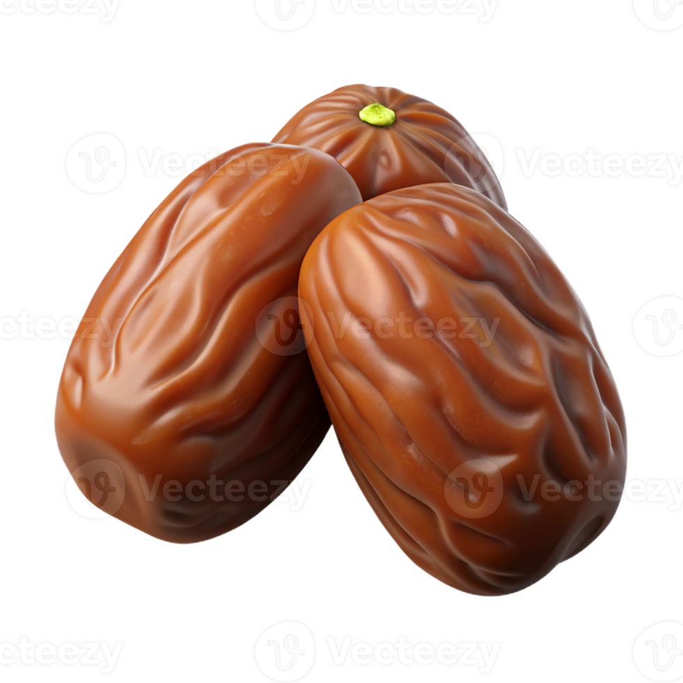 3D Render of Three Dates png