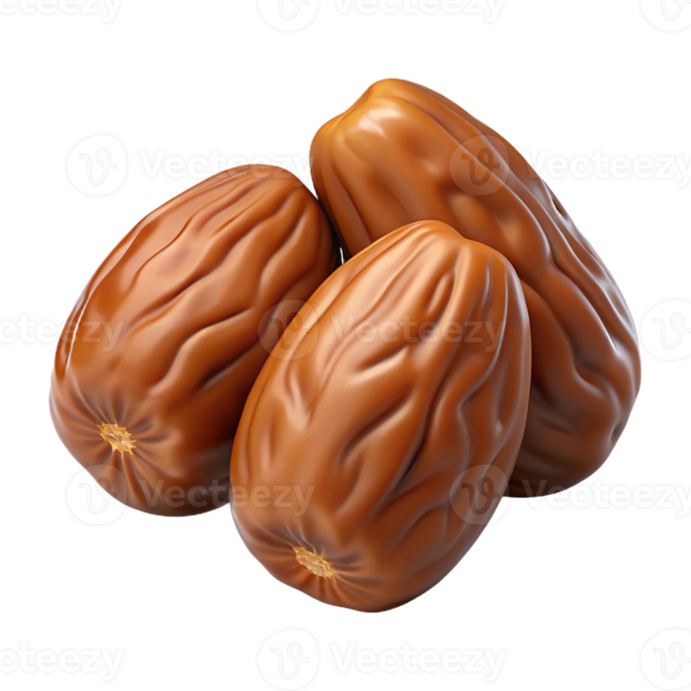 3D Render of Dates Fruit png