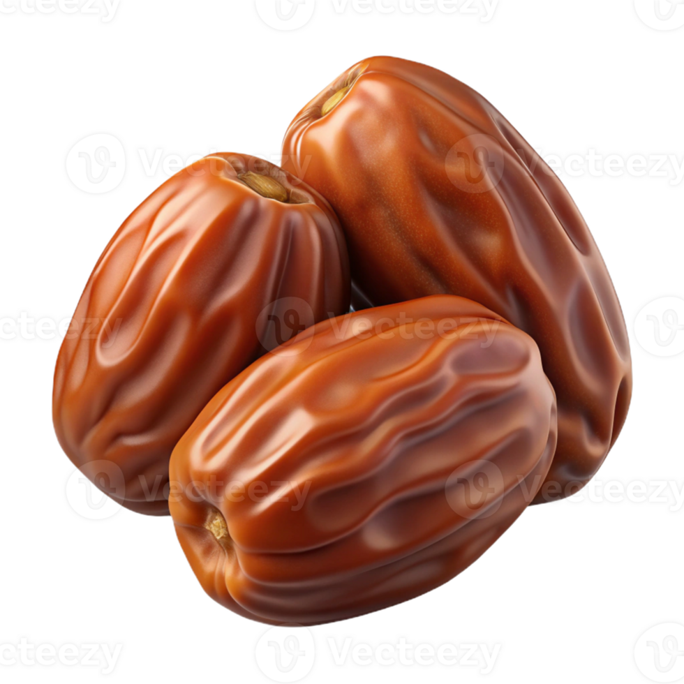 3D Render of Dates Fruit png