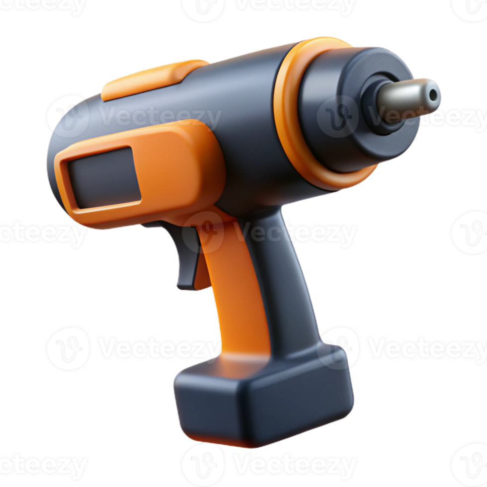 3D Render of Cordless Drill png