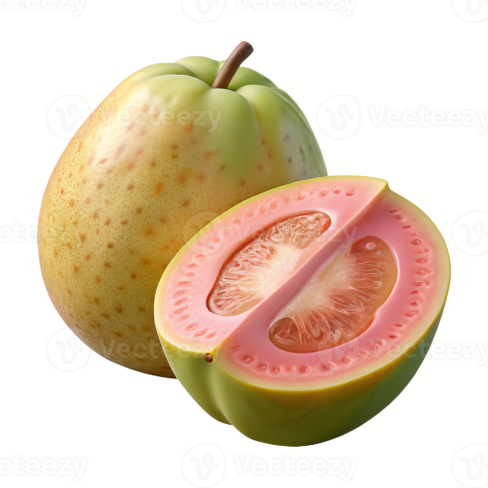 3D Render of Guava Fruit, Juicy and Sweet png
