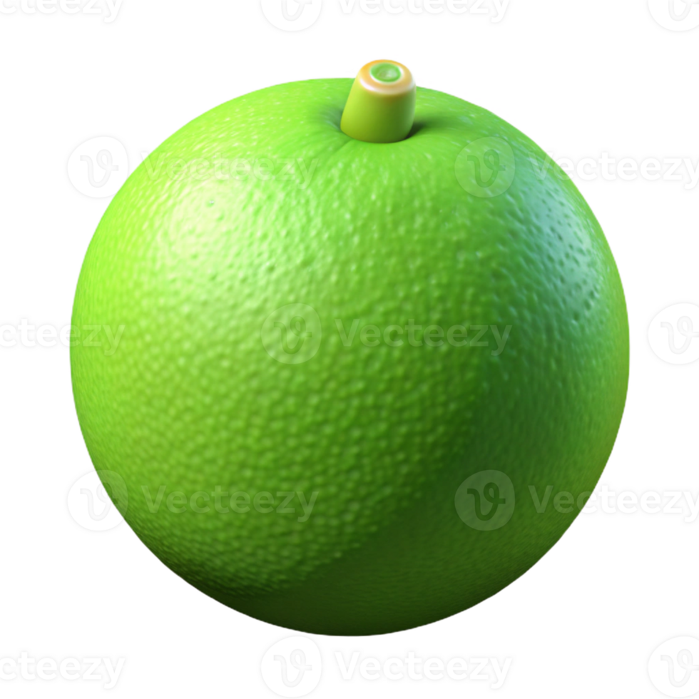 3D Render of a Lime png