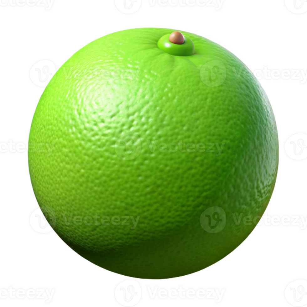 3D Render of a Lime png