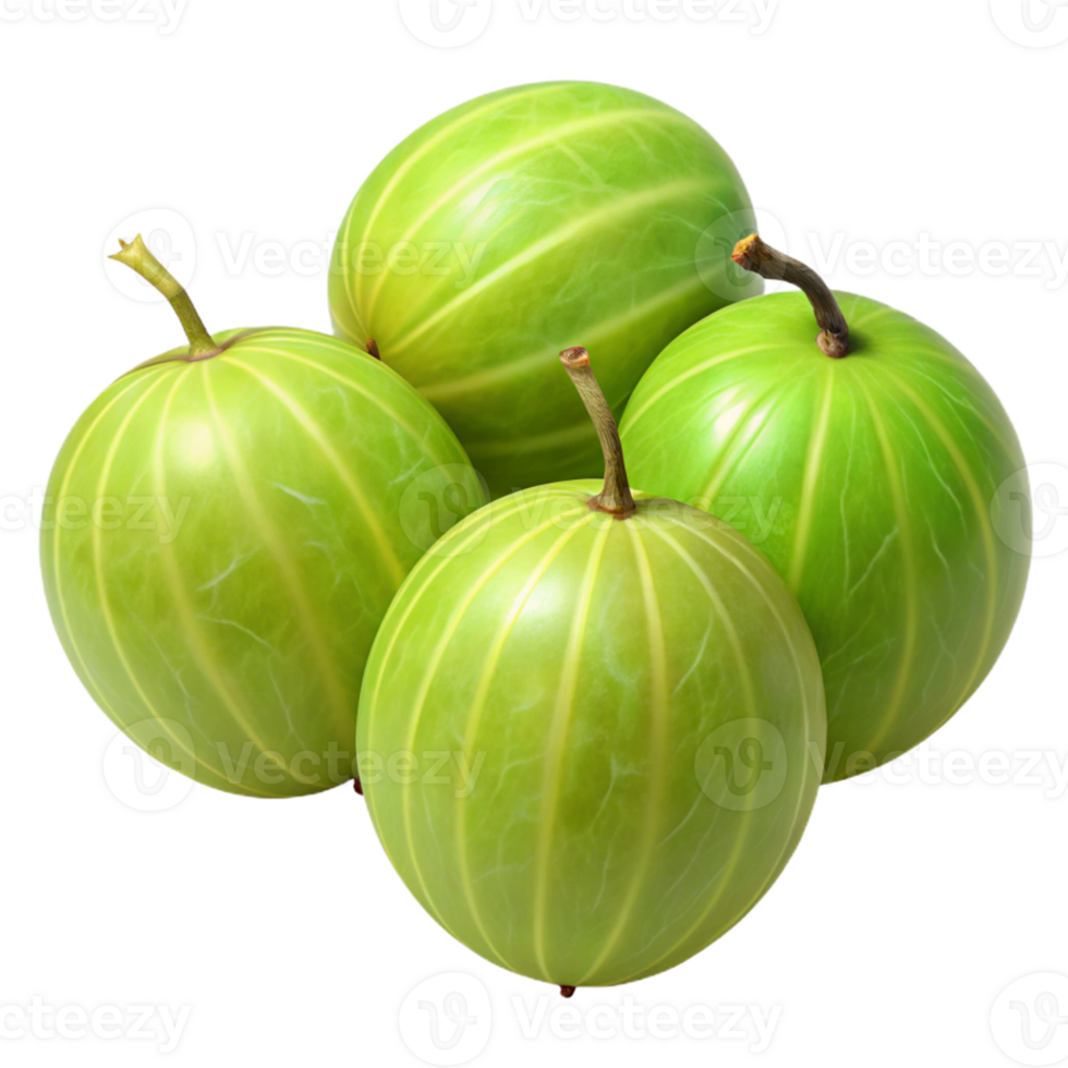Realistic Image of Gooseberries png