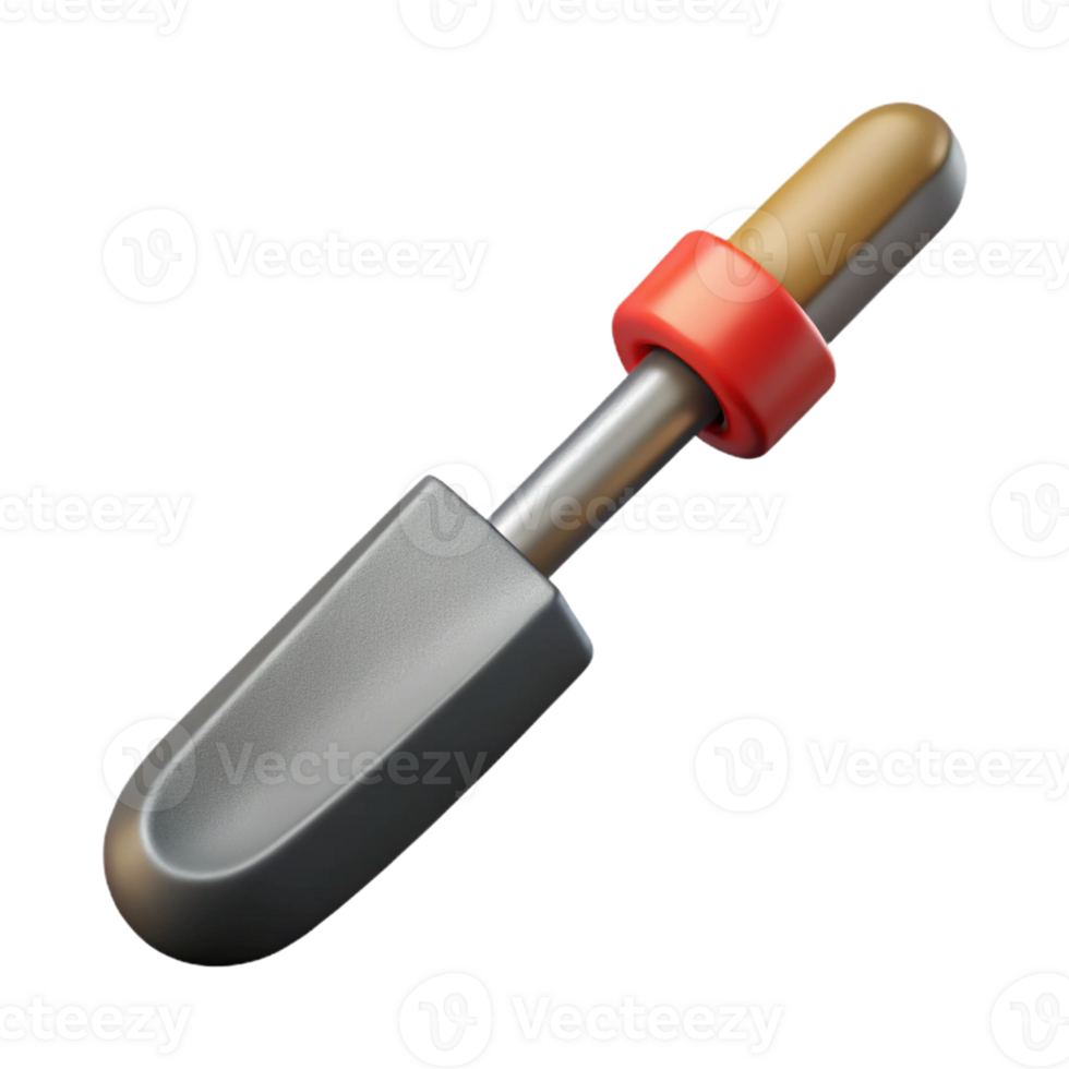 3D Render Small Trowel Icon png