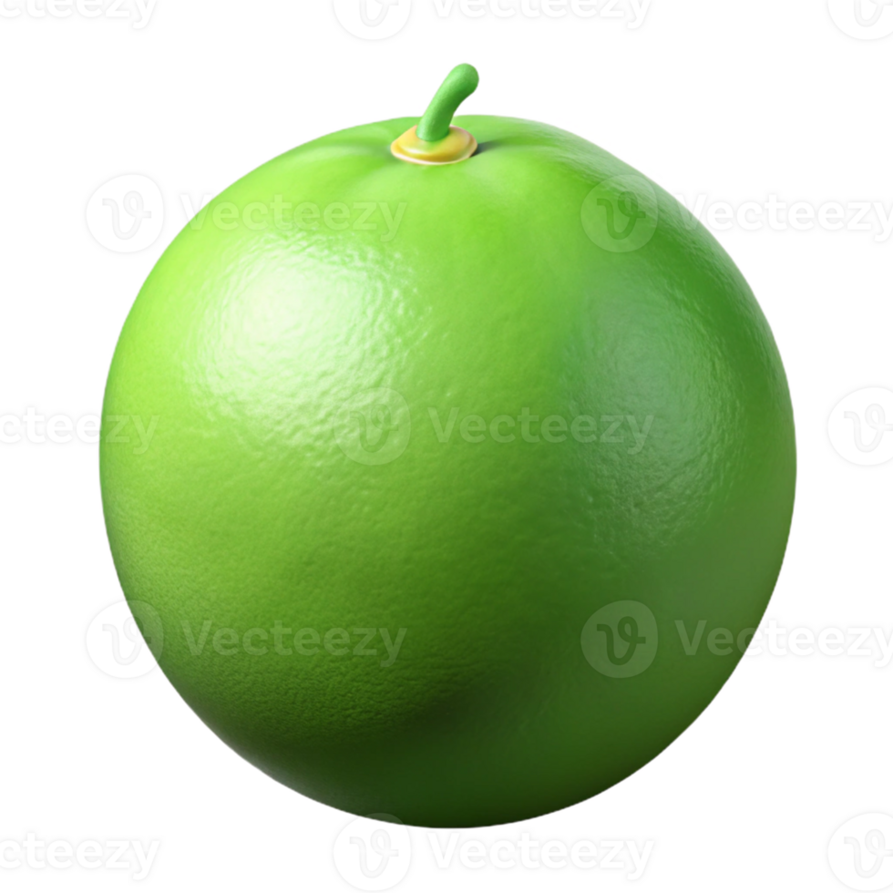 3d render do uma verde Lima png