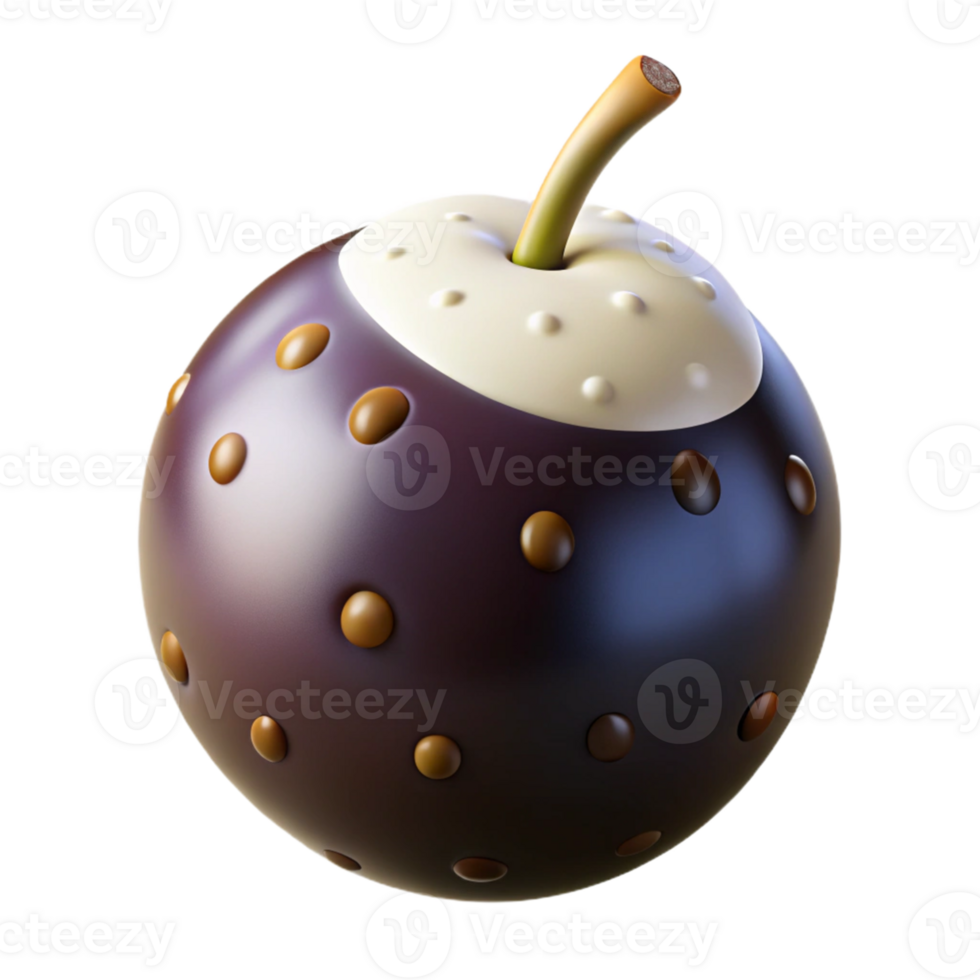 3D Render Chocolate Sphere Illustration png