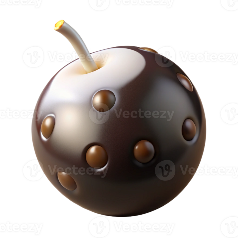 3D Render Chocolate Bomb Illustration png