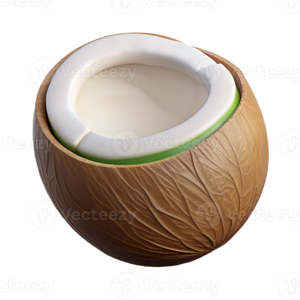 3D Render of Coconut Milk png