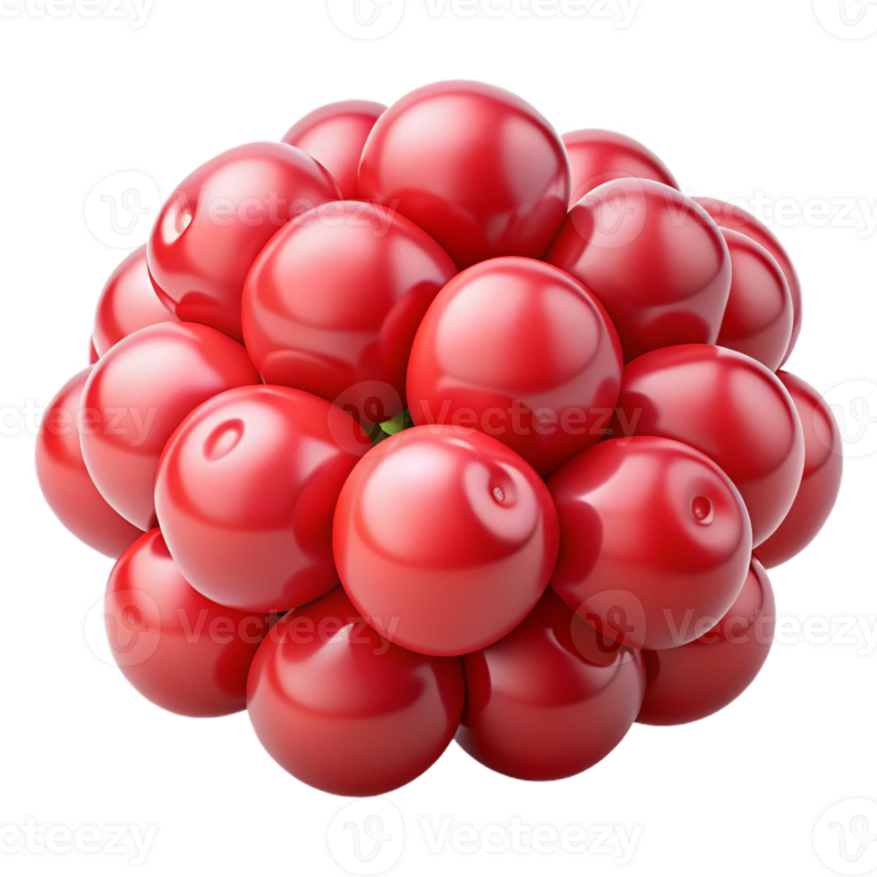 Red Berries 3D Illustration png