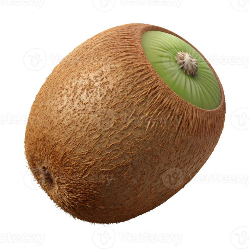 3D Render of a Kiwi Fruit png