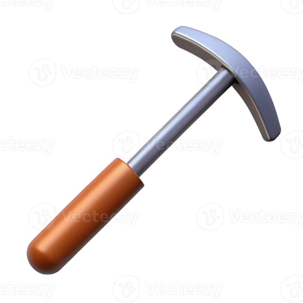 3D Render of a Claw Hammer png