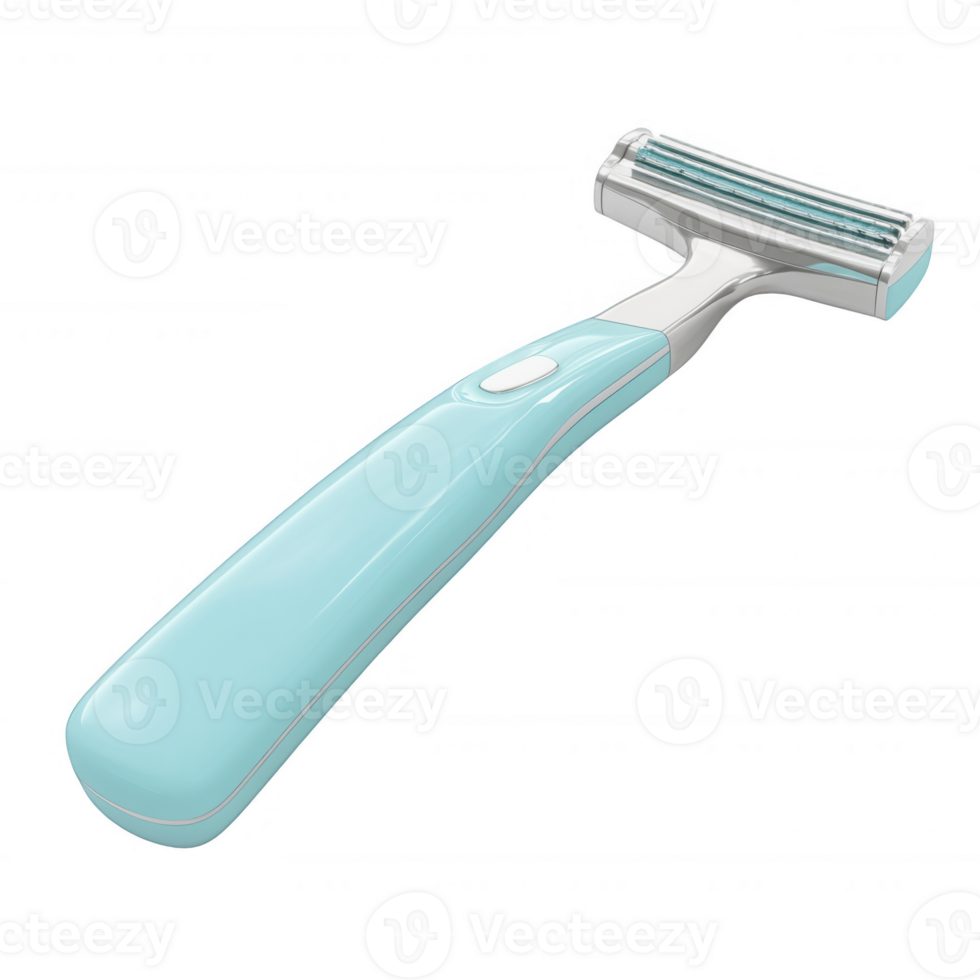 Stylish blue razor for a smooth shaving experience on any skin type. png