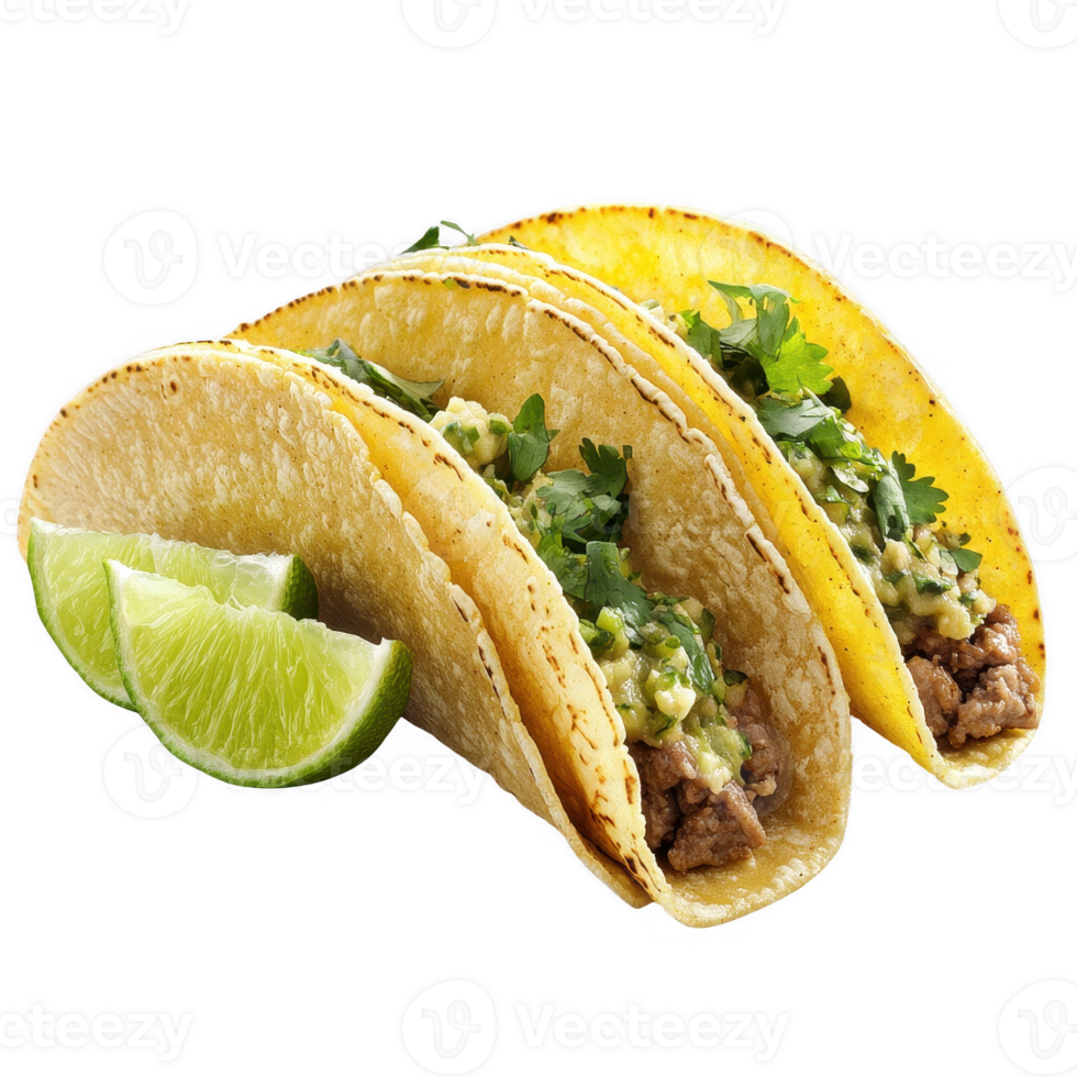 Delicious tacos with fresh ingredients, perfect for any meal or occasion. png