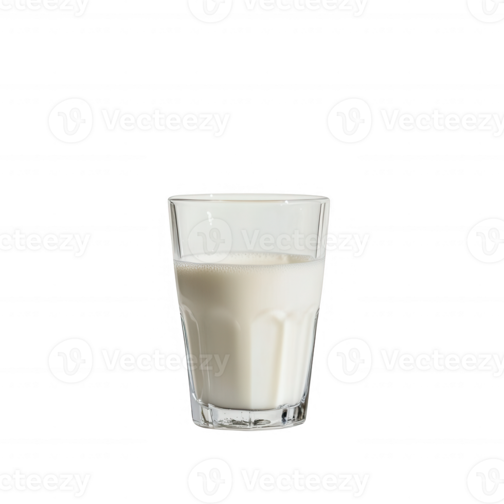 A refreshing glass of milk, ideal for breakfast or a healthy snack anytime. png