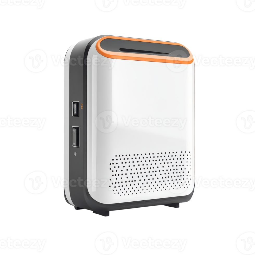 Portable Dehumidifier Isolated for Home and Office Use on transparent background png