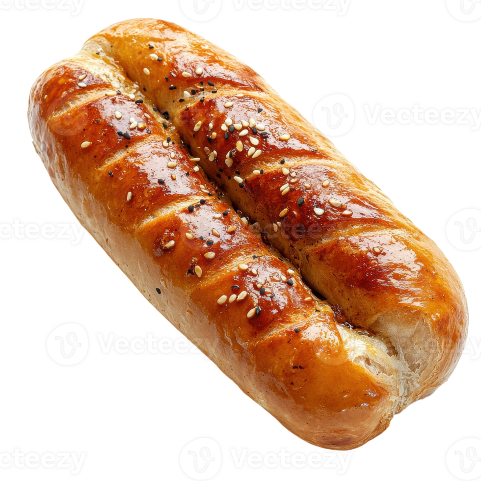 Delicious Sausage Roll Perfect for Parties and Gatherings on transparent background png