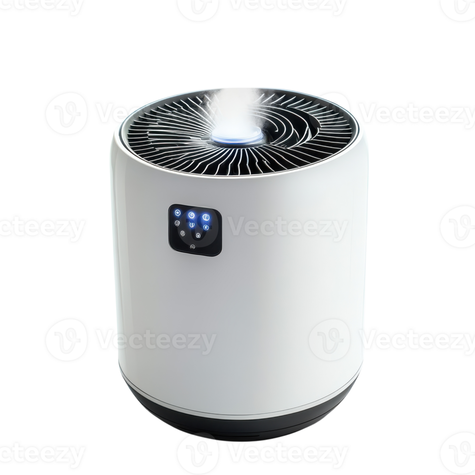 Smart Air Purifier for Home and Office Use on transparent background png