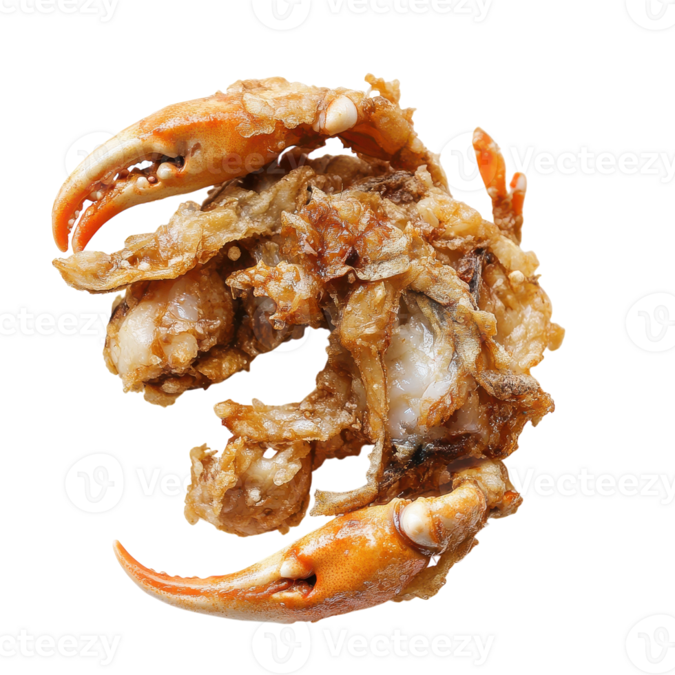 Delicious Soft Shell Crab Ready for Gourmet Cooking on transparent background png