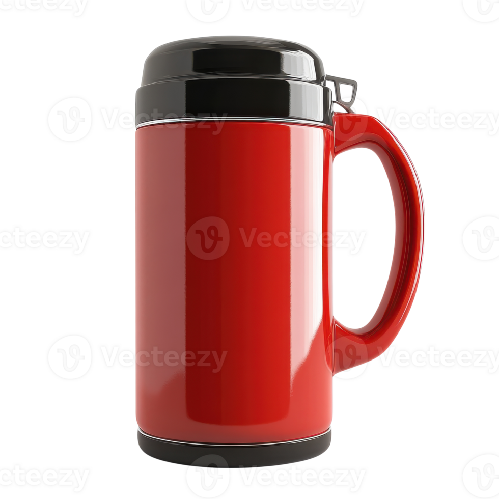 Durable Thermos for Hot and Cold Beverages on transparent background png
