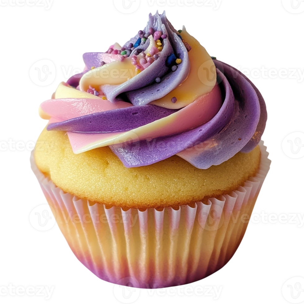 Delicious Cupcake for Celebrations and Events on Transparent Background png