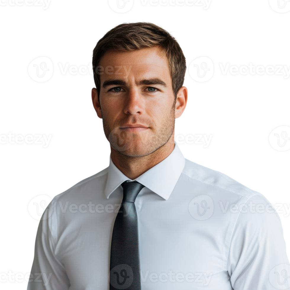 Professional Man in Formal Attire for Business Settings on Transparent Background png