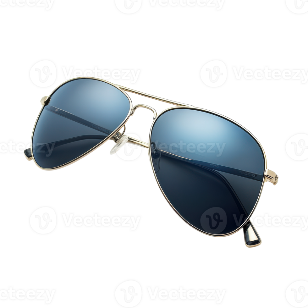 Classic Aviator Sunglasses for Stylish Summer Looks on Transparent Background png
