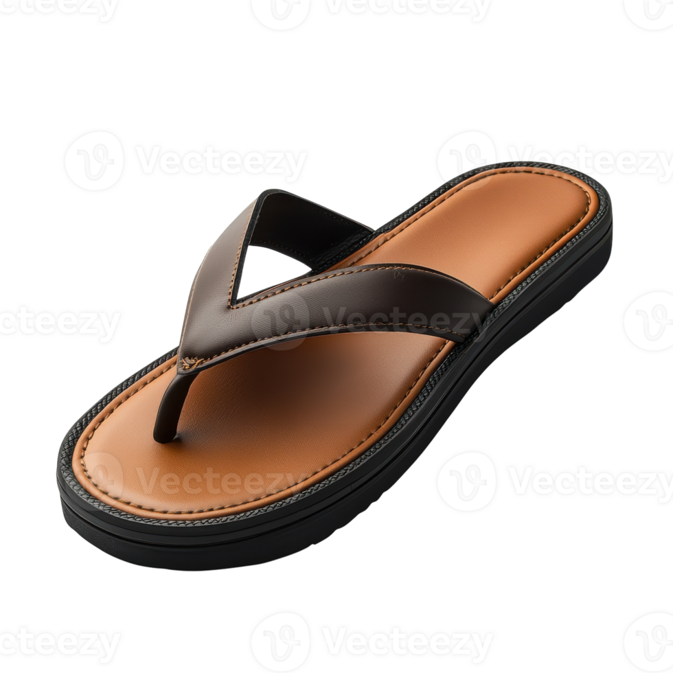 Stylish Sandal for Summer Outdoor Wear on Transparent Background png