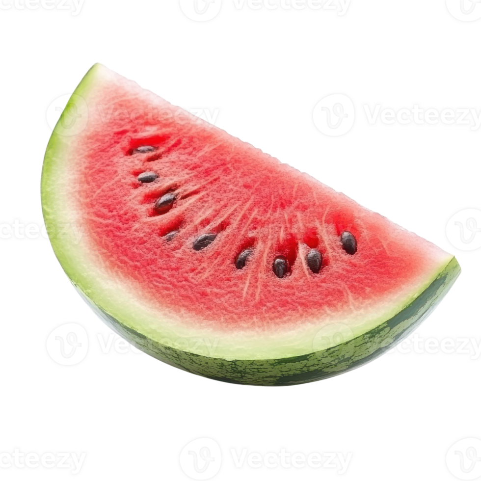 Fresh Watermelon Slice for Summer Refreshment on Transparent Background png
