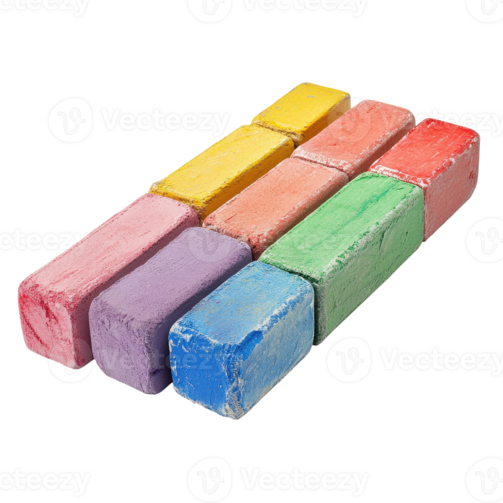 Isolated Chalk for Educational and Creative Uses on Transparent Background png
