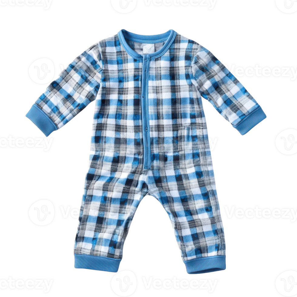 Comfortable and Colorful Children's Pajamas for Sleepwear on Transparent Background png
