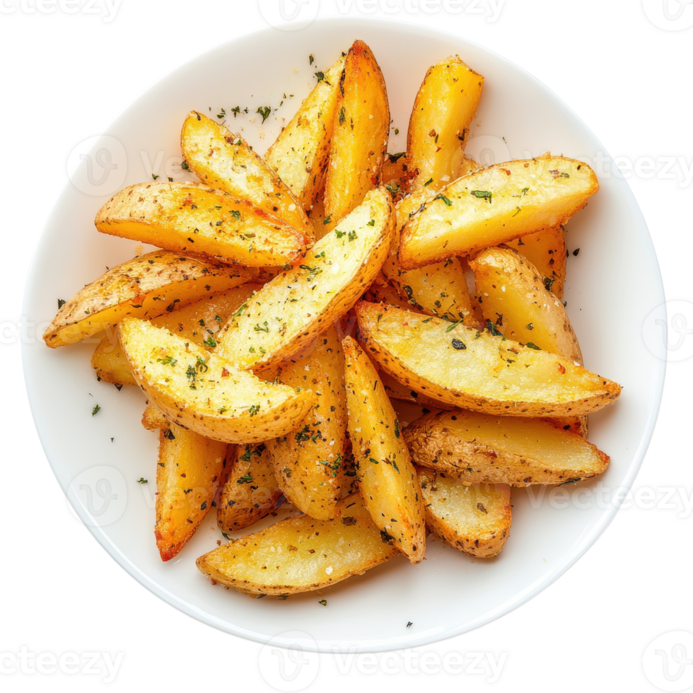 Delicious Fried Potatoes Perfect for Snacks or Side Dishes on Transparent Background png