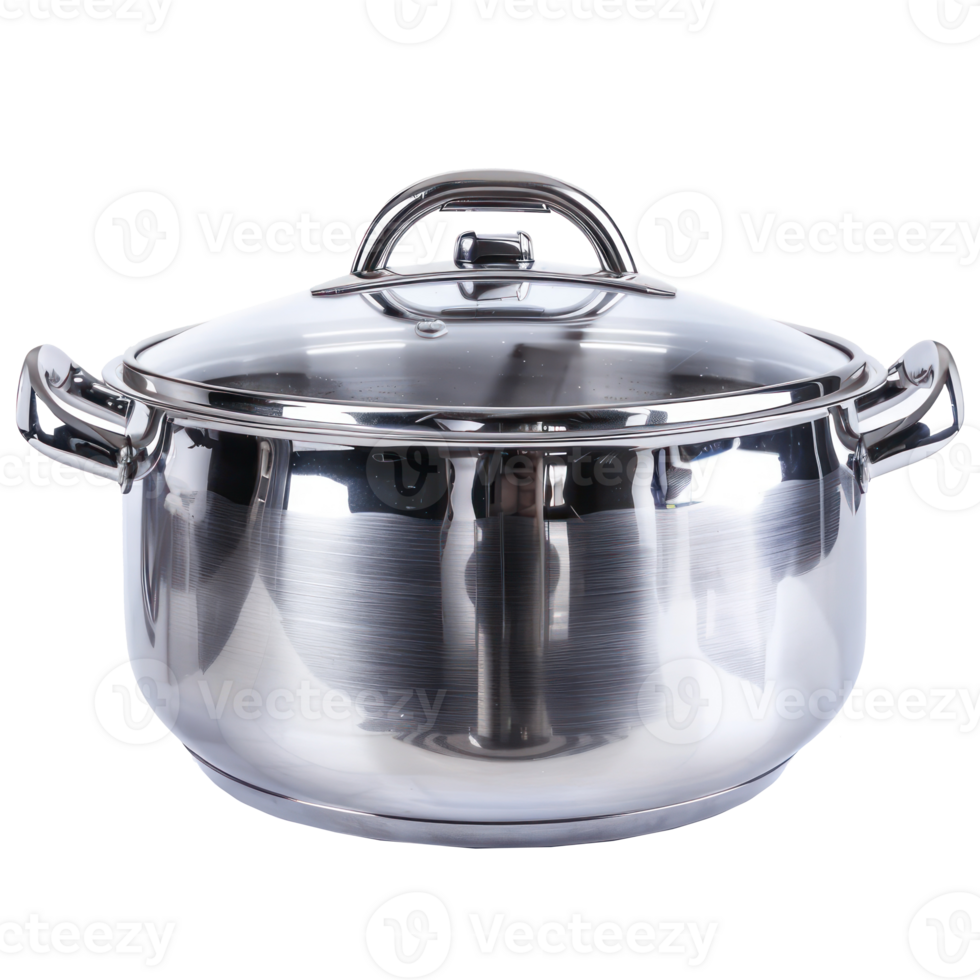 Cookware side view full length isolate on transparent background png