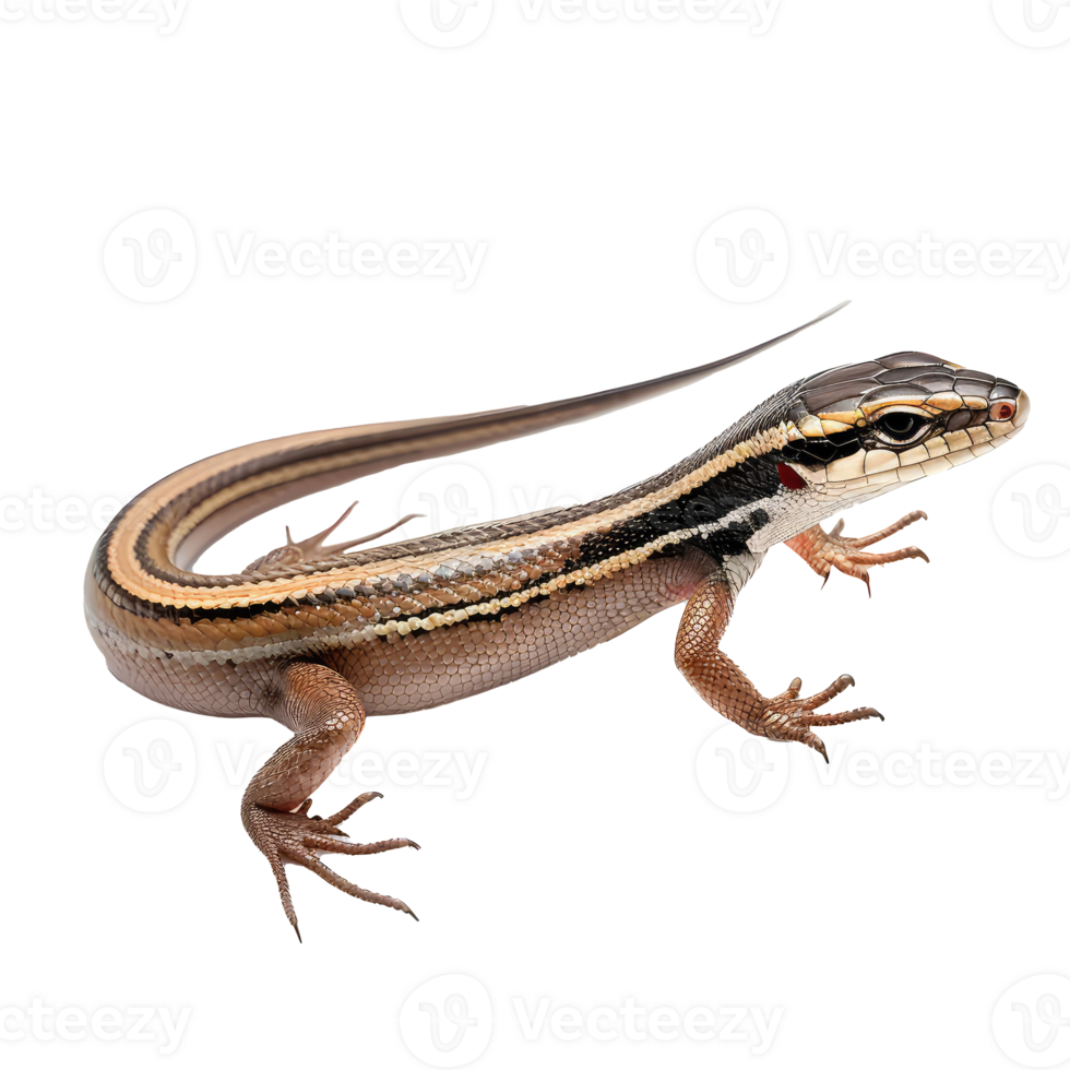 a lizard with a long tail on a transparent background png