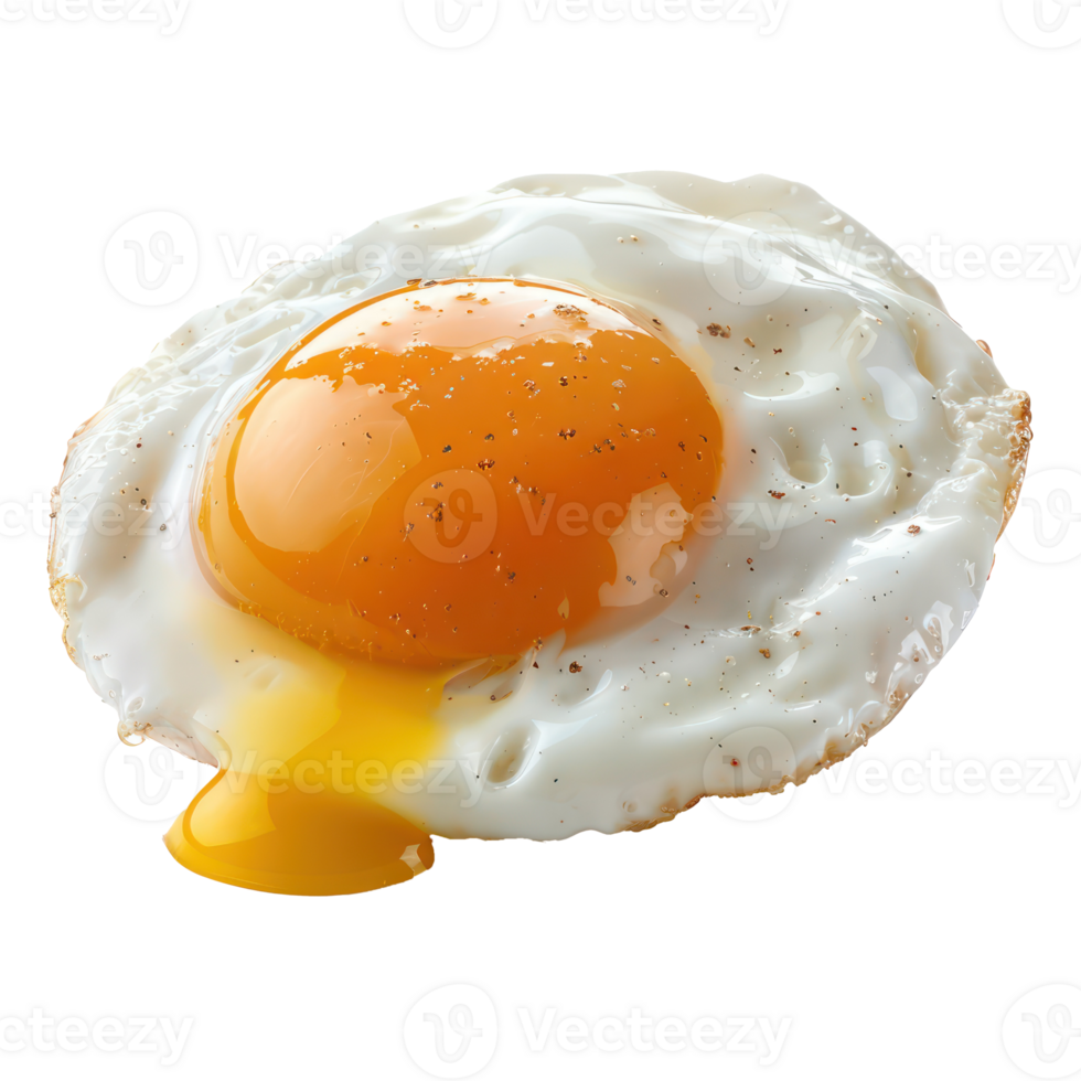 an egg on a transparent background with a drop of oil png