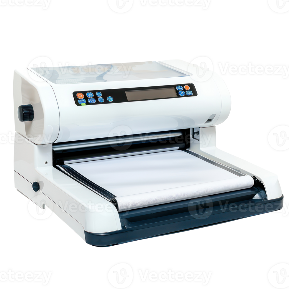 Laminator side view full body isolate on transparent background png