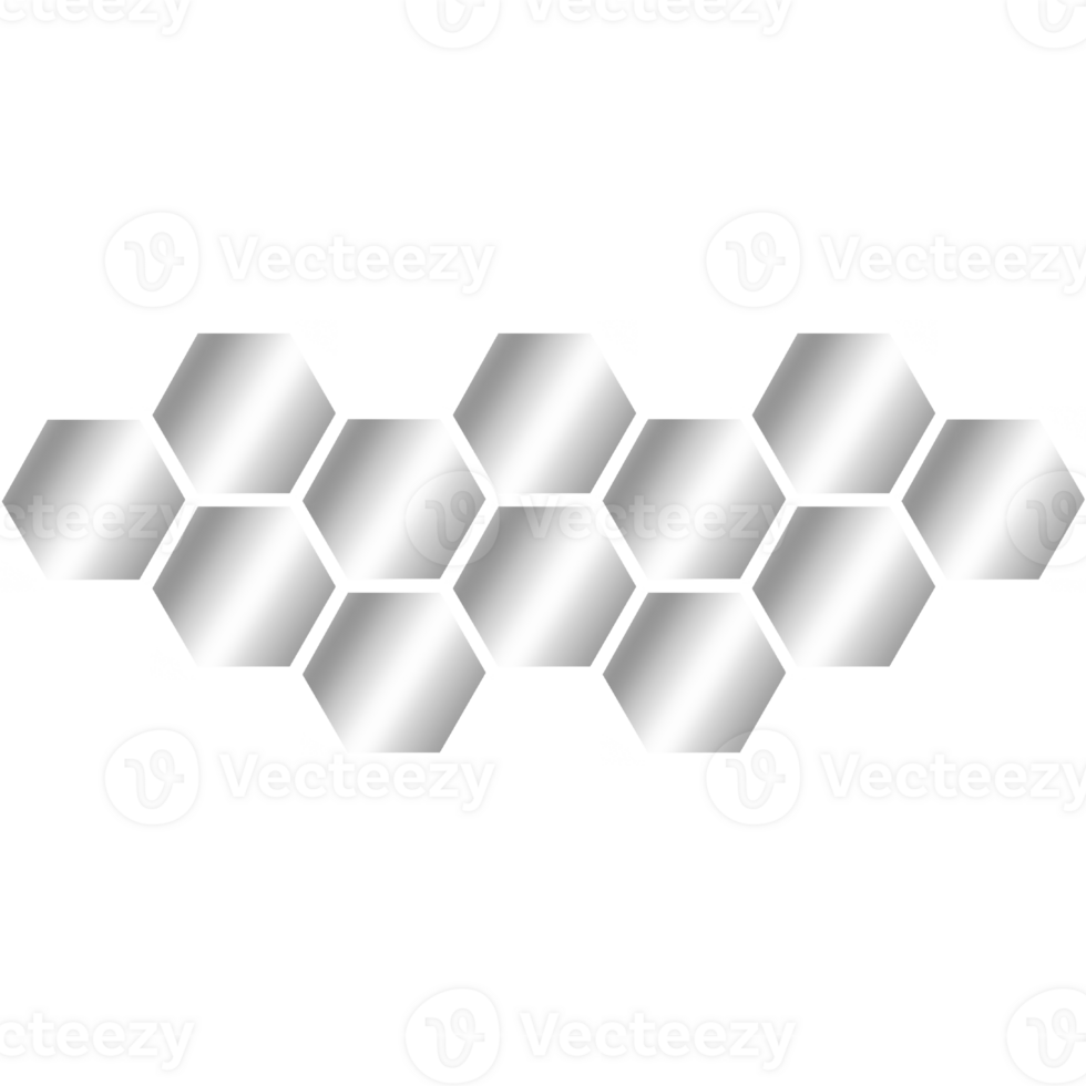 Acrylic hexagons patterns. Gold hexagon for decorative. Acrylic sticker hexagon. dynamic arrangement of hexagon patterns png