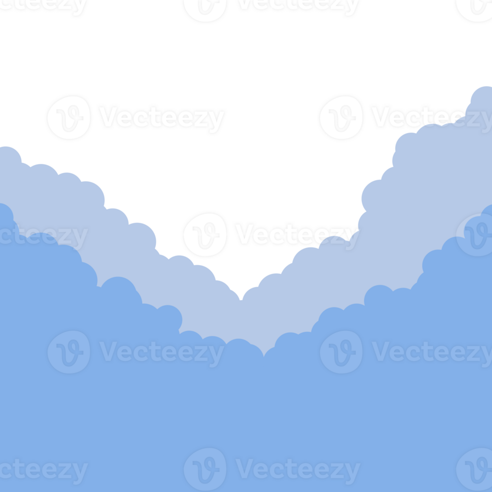 Cloudscape. Big cloud. Clouds layer png