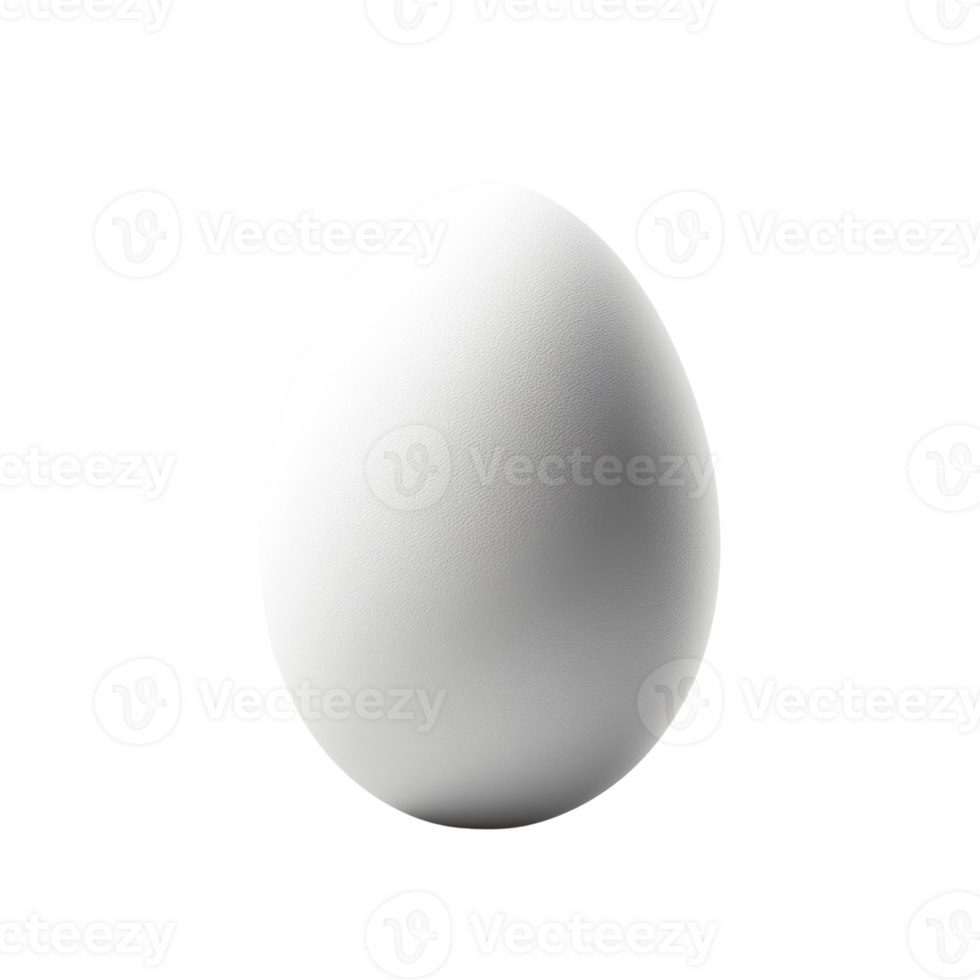 White egg on a transparent background png