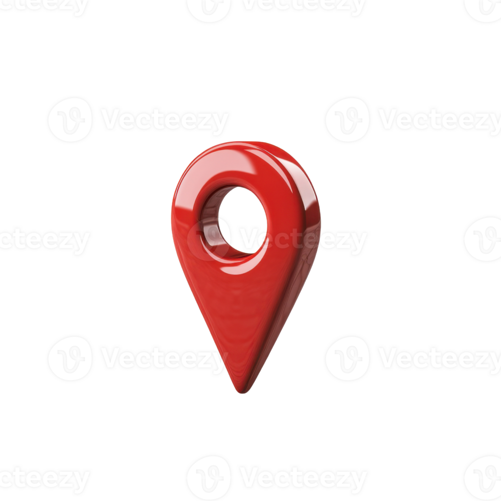 Red location pins on map symbolizing navigation for travel, exploration, and gps tracking png